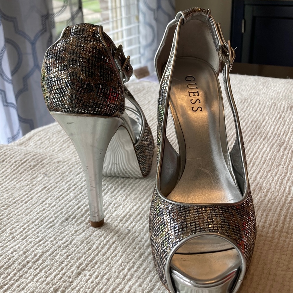 Guess Peep Toe Pumps